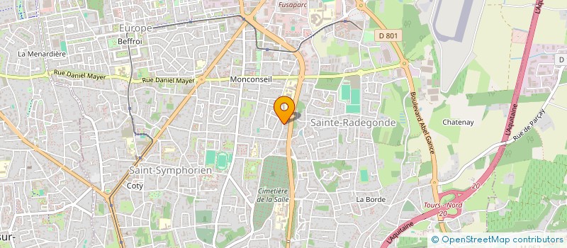 localisation de l'entreprise SCI LAMSC  TOURS