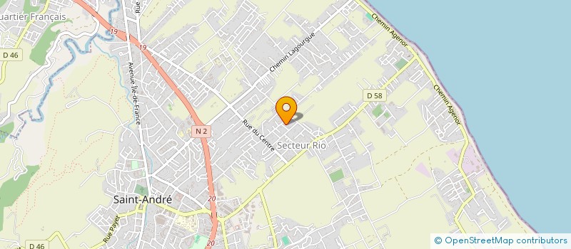 localisation de l'entreprise SCI LAMTOR à SAINT-ANDRE