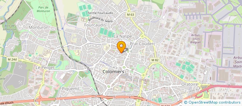 localisation de l'entreprise SCI LAMU à COLOMIERS