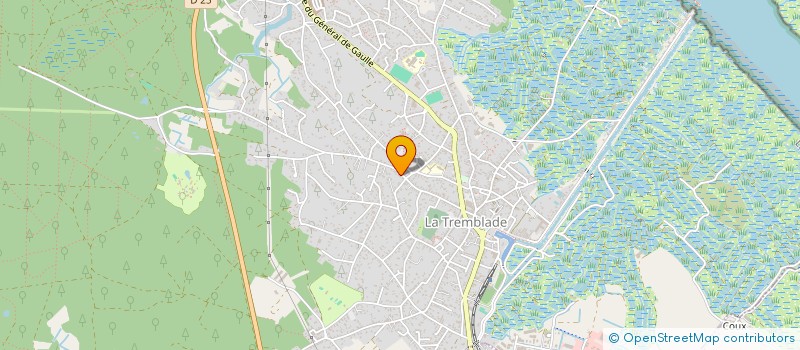 localisation de l'entreprise SCI LAMURGE  LA TREMBLADE