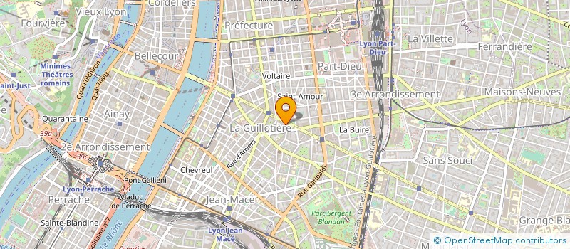 localisation de l'entreprise SCI LAMY  LYON