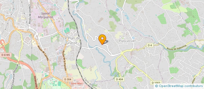 localisation de l'entreprise SCI LAMY à GRASSE