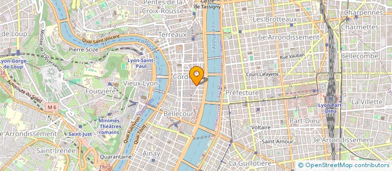 localisation de l'entreprise SCI LAMY-FERRANDIERE  LYON