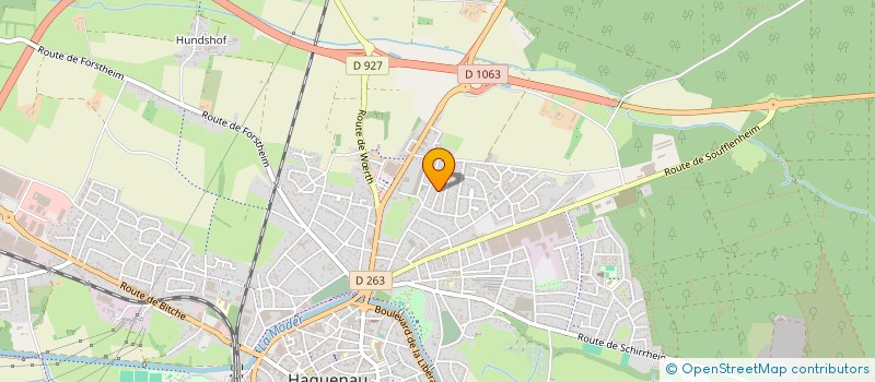 localisation de l'entreprise SCI LAMYGOT  HAGUENAU