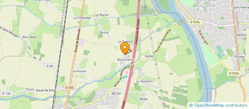 localisation de l'entreprise SCI LAN  SAINT GEORGES DE RENEINS