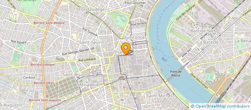 localisation de l'entreprise SCI LAN BA  BORDEAUX