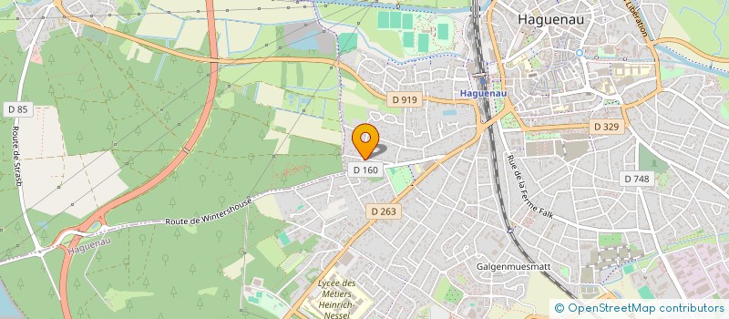 localisation de l'entreprise SCI LAN RDW  HAGUENAU