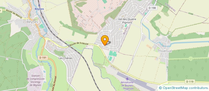 localisation de l'entreprise SCI LANA  BEYNES