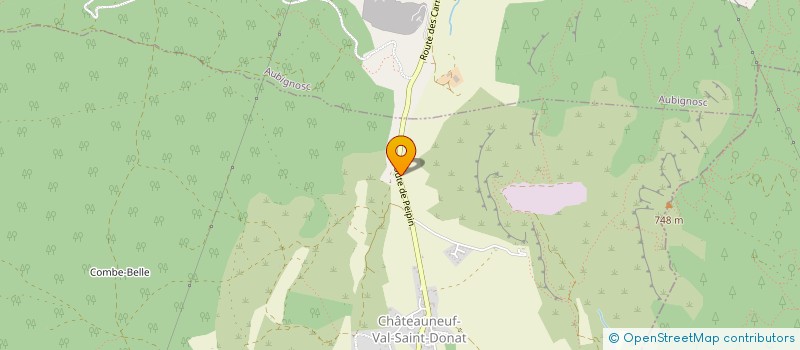 localisation de l'entreprise SCI LANA  CHATEAUNEUF VAL ST DONAT