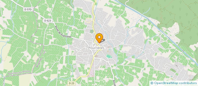 localisation de l'entreprise SCI LANA  POURRIERES