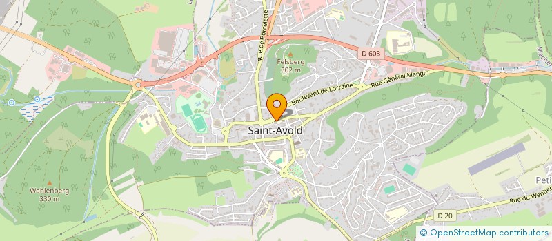 localisation de l'entreprise SCI LANACA  SAINT-AVOLD