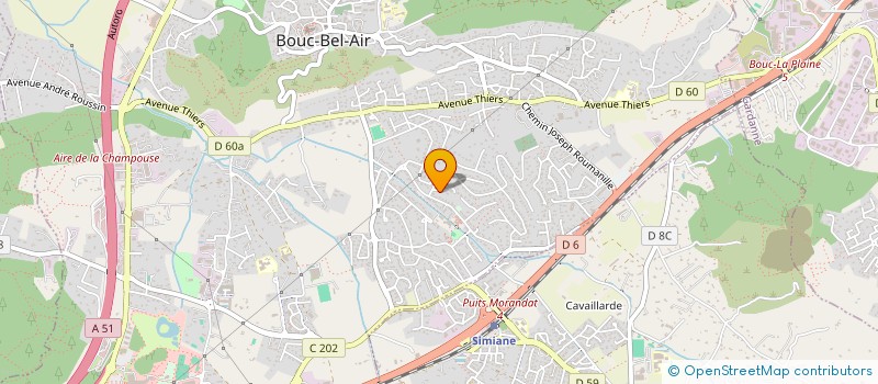 localisation de l'entreprise SCI LANACAS à BOUC-BEL-AIR