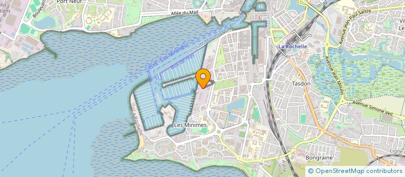 localisation de l'entreprise SCI LANAI  LA ROCHELLE