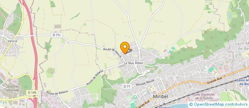 localisation de l'entreprise SCI LANAMAX à MIRIBEL