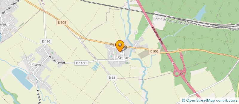 localisation de l'entreprise SCI LANAUD HOURDEBAIGT  SOIRANS