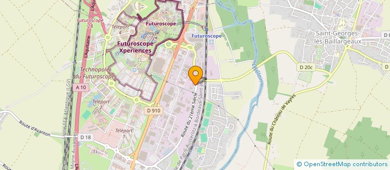 localisation de l'entreprise SCI LANCA  CHASSENEUIL-DU-POITOU