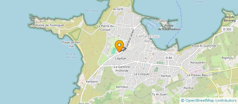 localisation de l'entreprise SCI LANCAM  CAMARET-SUR-MER