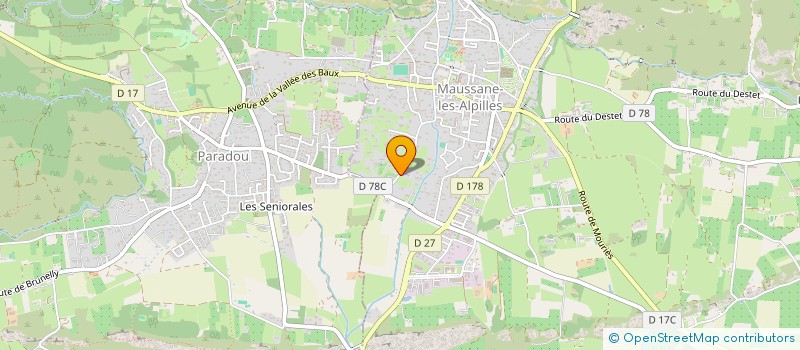 localisation de l'entreprise SCI LANCASTER LEMON  MAUSSANE-LES-ALPILLES