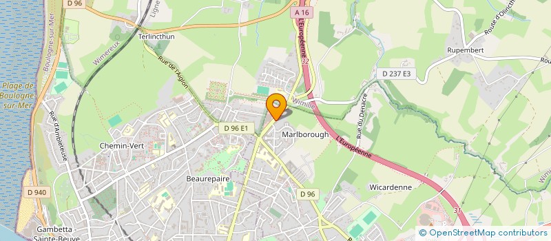 localisation de l'entreprise SCI LANCE à SAINT-MARTIN-BOULOGNE