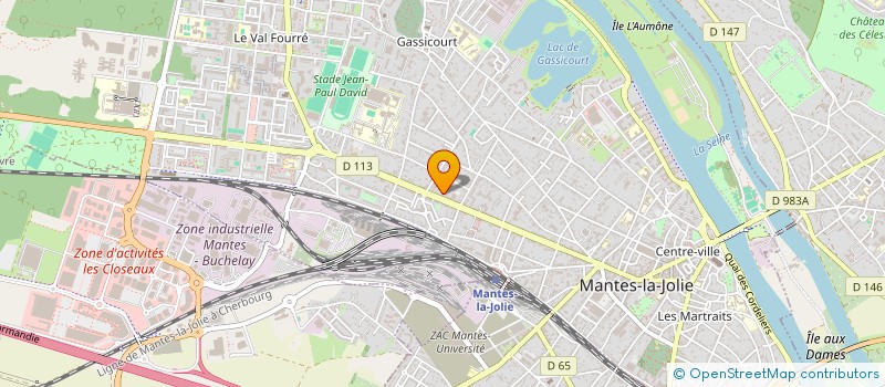 localisation de l'entreprise SCI LANCE  MANTES-LA-JOLIE