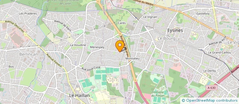 localisation de l'entreprise SCI LANCELAU  EYSINES