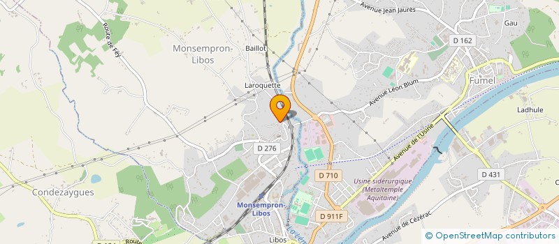 localisation de l'entreprise SCI LANCELOT  FUMEL