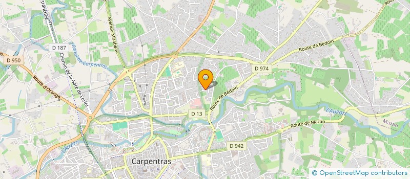 localisation de l'entreprise SCI LANCELOT  CARPENTRAS