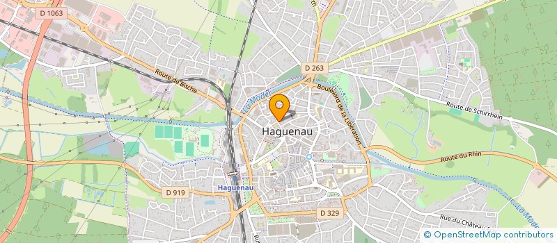 localisation de l'entreprise SCI LANCELOT  HAGUENAU