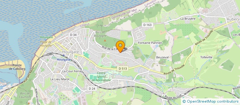 localisation de l'entreprise SCI LANCELOT  GONNEVILLE-SUR-MER