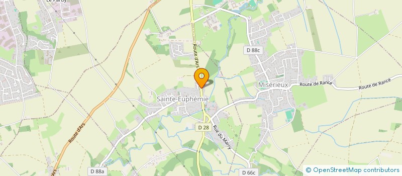 localisation de l'entreprise SCI LANCETTE  SAINTE-EUPHEMIE