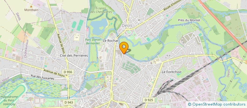 localisation de l'entreprise SCI LANCHAIS BFPC à CHATEAUROUX