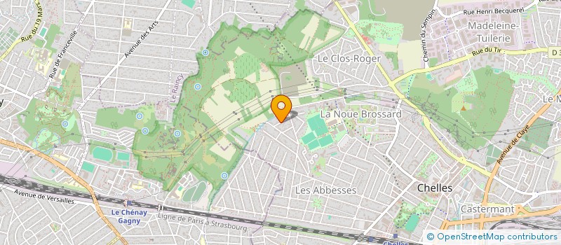 localisation de l'entreprise SCI LANCHAS  CHELLES