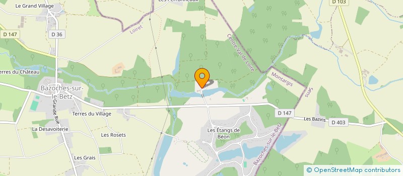 localisation de l'entreprise SCI LANCHE à BAZOCHES-SUR-LE-BETZ