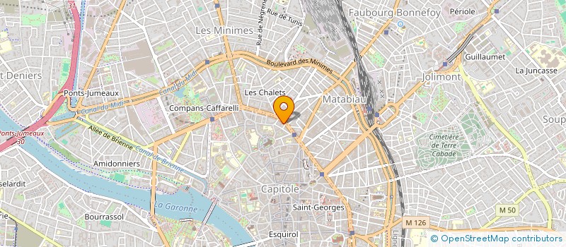 localisation de l'entreprise SCI LANCOPACHA  TOULOUSE