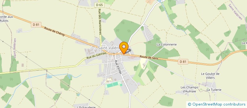 localisation de l'entreprise SCI LANCOUTIN à SAINT-VALERIEN
