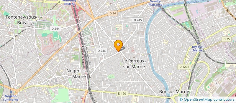 localisation de l'entreprise SCI LANCRIMMO  LE PERREUX-SUR-MARNE