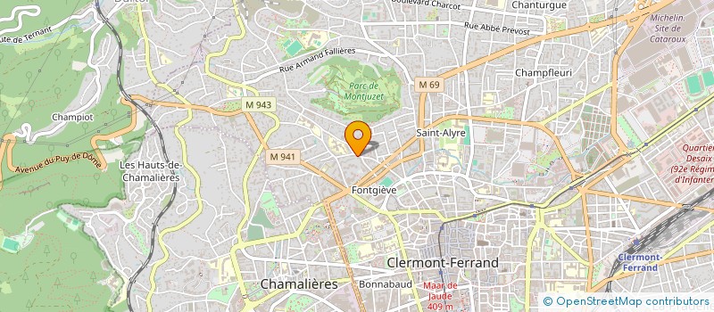 localisation de l'entreprise SCI LANCRY-DIOMEDE  CLERMONT-FERRAND