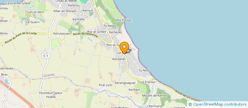 localisation de l'entreprise SCI LAND AR MOR  CARANTEC