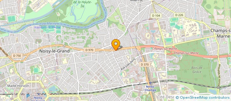 localisation de l'entreprise SCI LAND BIHOUEE  NOISY-LE-GRAND