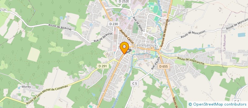 localisation de l'entreprise SCI LAND INFO  CASTELJALOUX