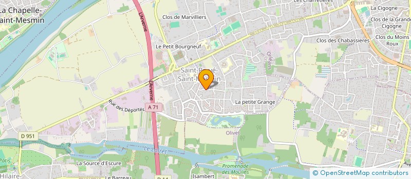 localisation de l'entreprise SCI LANDA  SAINT-PRYVE-SAINT-MESMIN