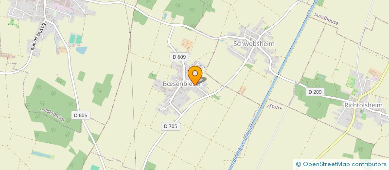 localisation de l'entreprise SCI LANDA  BSENBIESEN