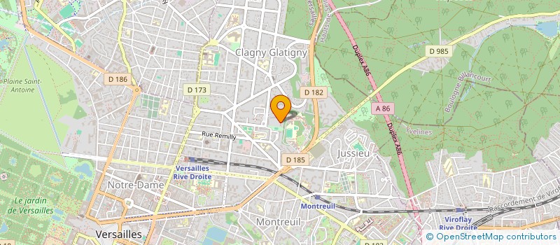 localisation de l'entreprise SCI LANDABURUA  VERSAILLES