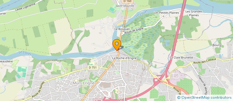 localisation de l'entreprise SCI LANDAIS  MURS-ERIGNE