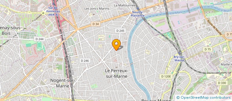 localisation de l'entreprise SCI LANDAIS  LE PERREUX-SUR-MARNE