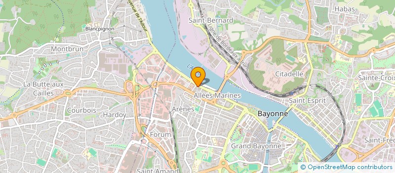 localisation de l'entreprise SCI LANDAISE à BAYONNE