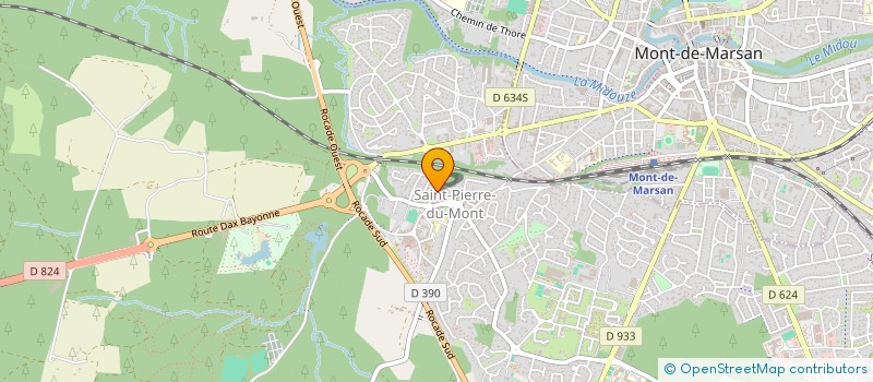 localisation de l'entreprise SCI LANDAISE DE LOCATION  SAINT-PIERRE-DU-MONT