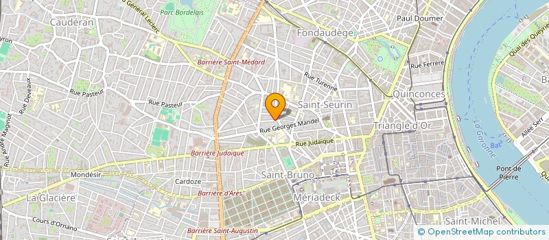 localisation de l'entreprise SCI LANDAISE GM  BORDEAUX