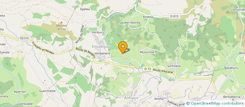 localisation de l'entreprise SCI LANDAK  IROULEGUY