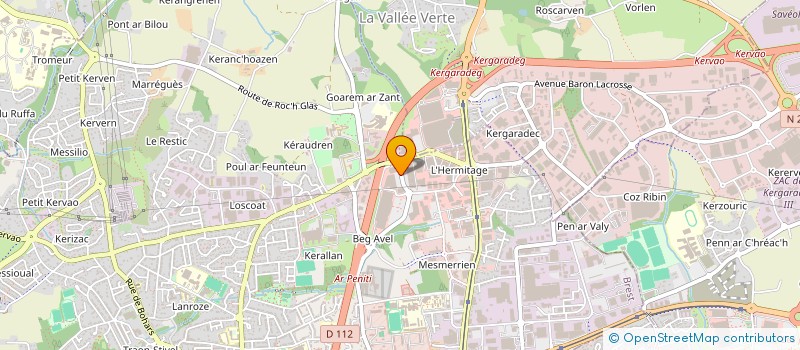 localisation de l'entreprise SCI LANDAM  BREST